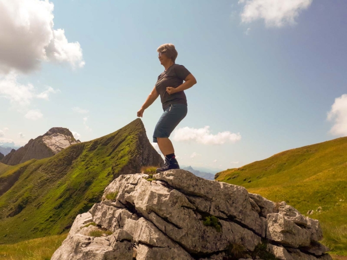 Qigong mit Therese - Qigong in den Bergen